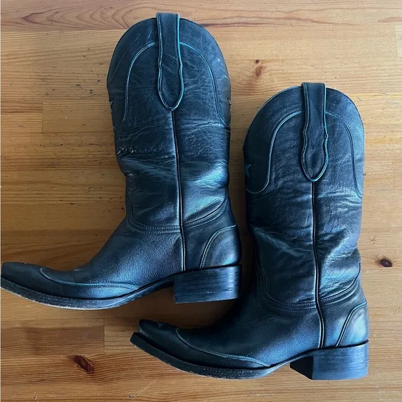 Vintage The Old Gringo black leather boots size 6 - Picture 2 of 10